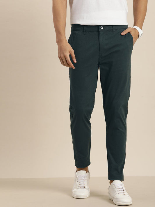 Difference of Opinion Green Solid Angle Length Trouser