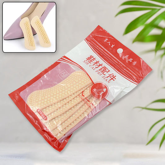 8853 Women High Heel Pads 4D Non-Slip Massage Shoe Pads Shoe Heel Cushions Adhesive Pad (3 Pair)