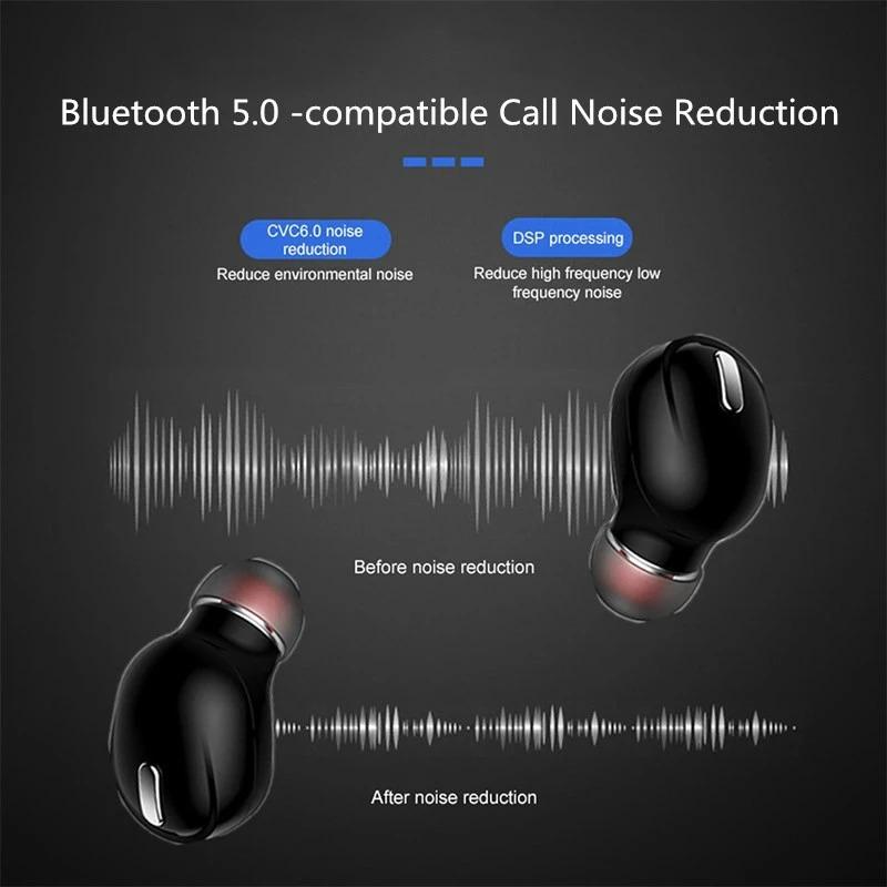 X9 Mini 5.0 Bluetooth Earphone Wireless Headset With Mic
